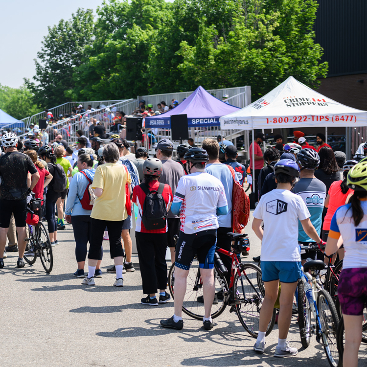 Bike the Creek 2025 crowd