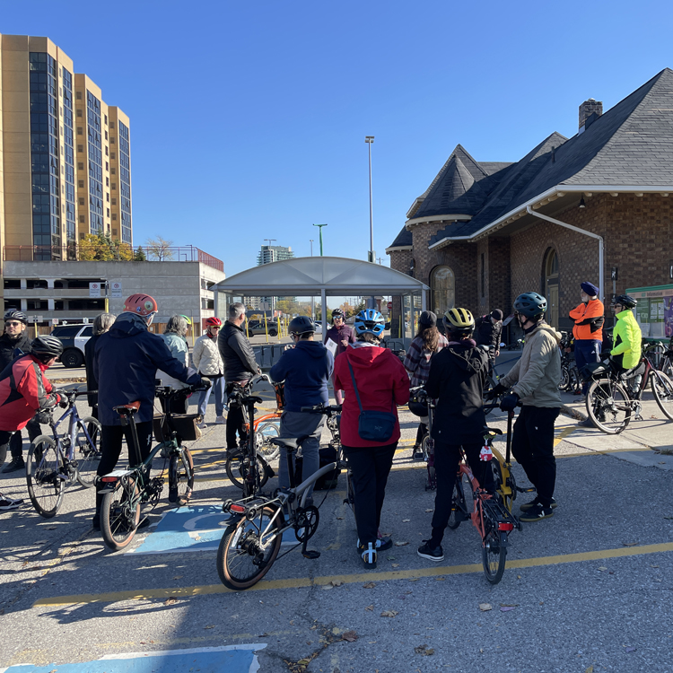 Bromptons do Brampton Community Ride